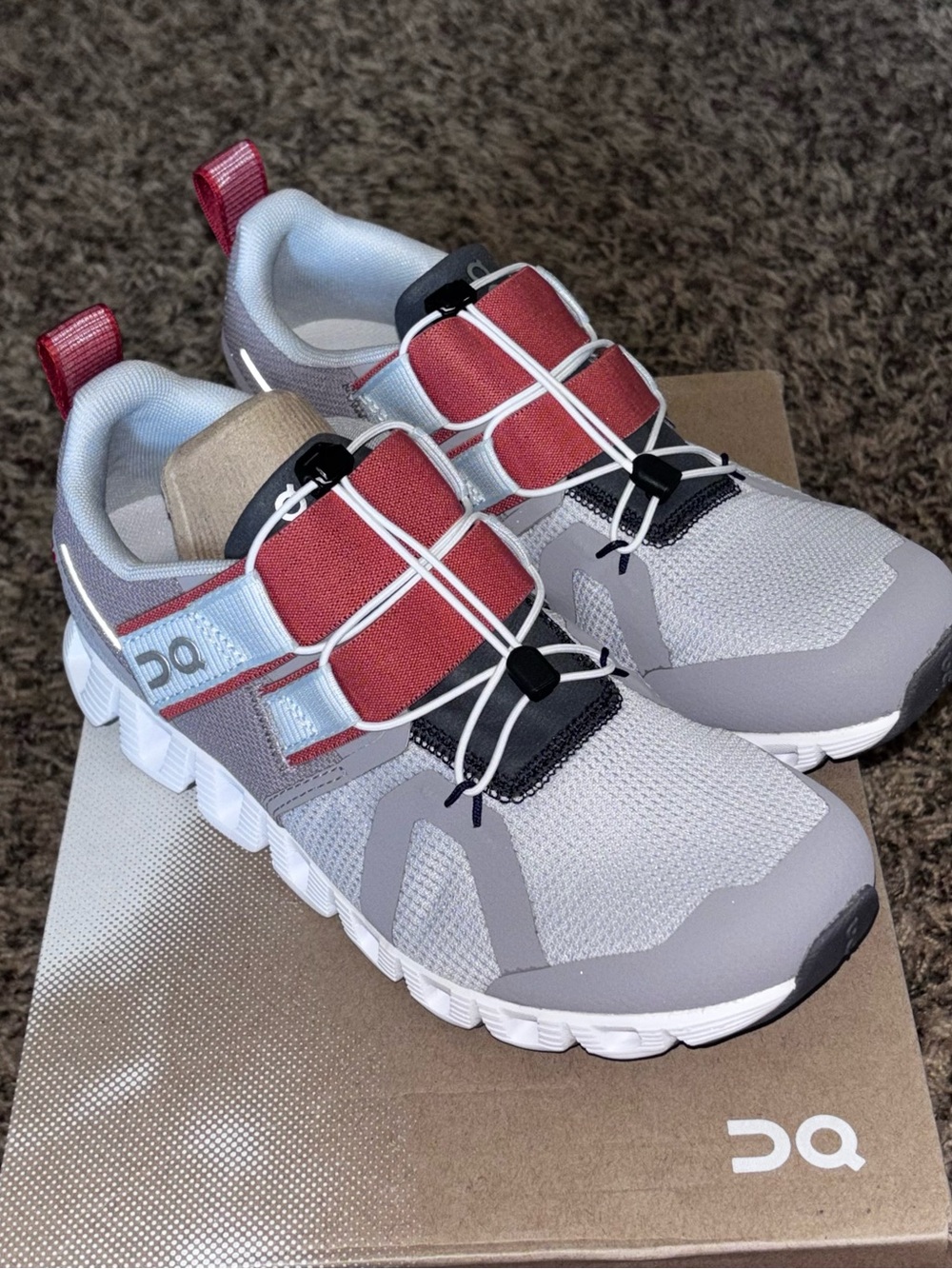 Brand New On Cloud Nexus Low Top Sneakers Mesh Upper (Zinc/Spice) Women's 5.5